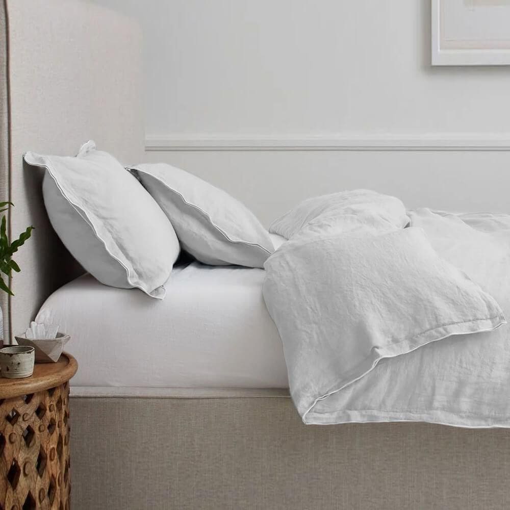 Lençol King Elástico 150 Fios Algodão Premium Branco