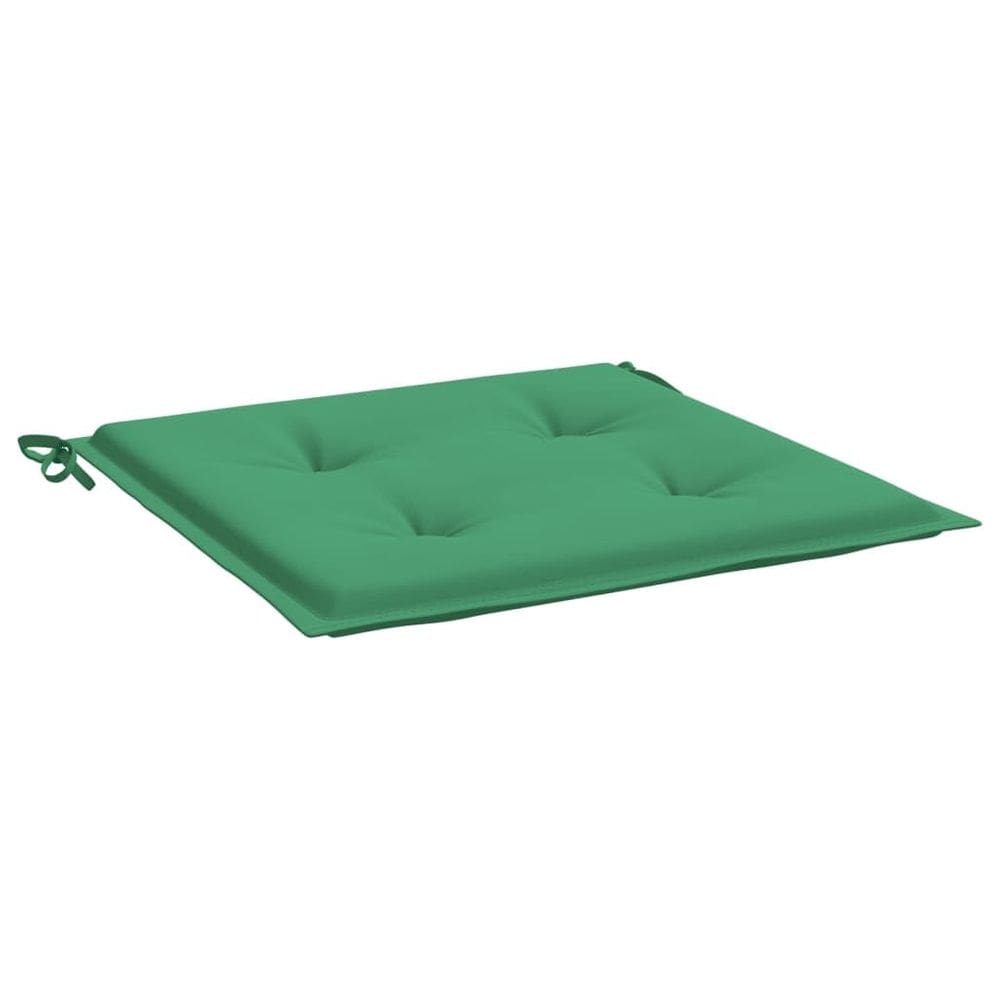 Conjunto de 2 almofadas para cadeiras de jardim VidaXL Green Oxford