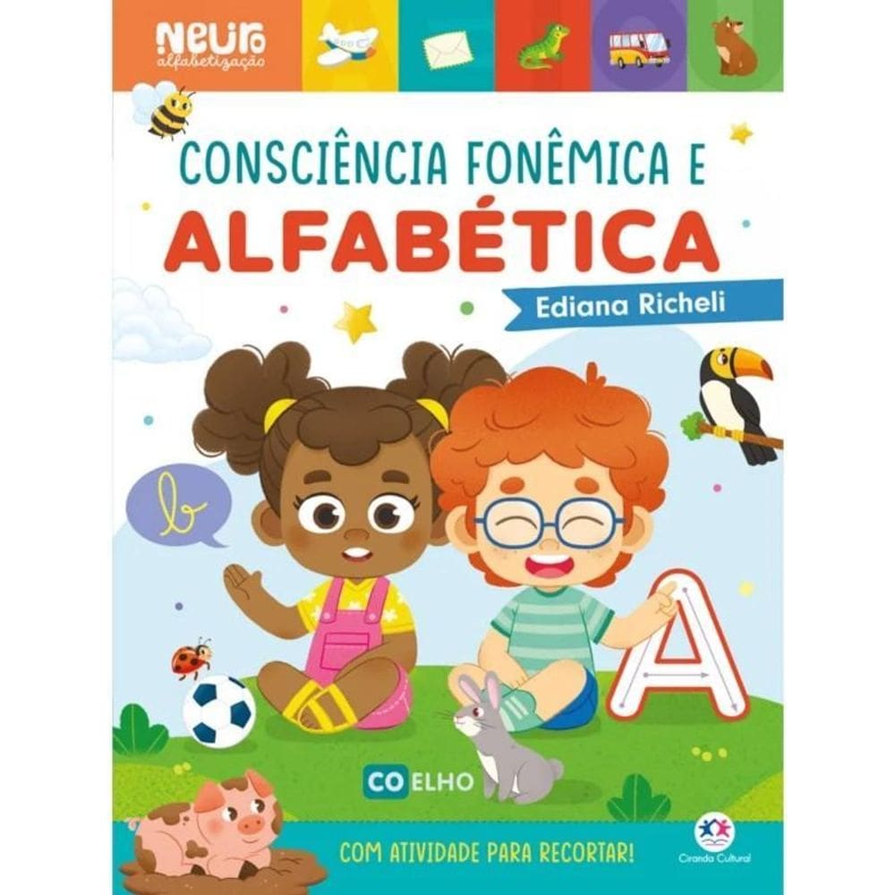 Livro Consciência Fonêmica E Alfabética - Ciranda Cultural