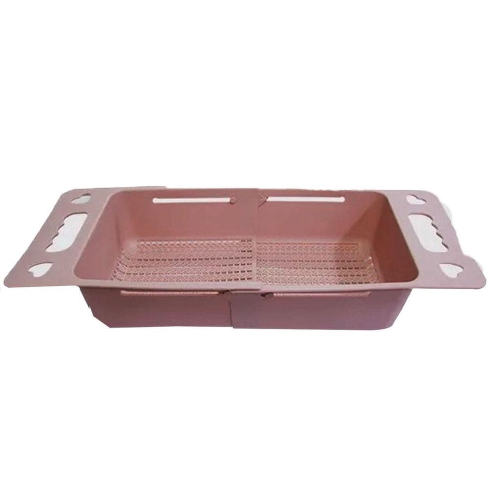 Escorredor Louça Ajustável Multiuso Alça Retrátil Cozinha