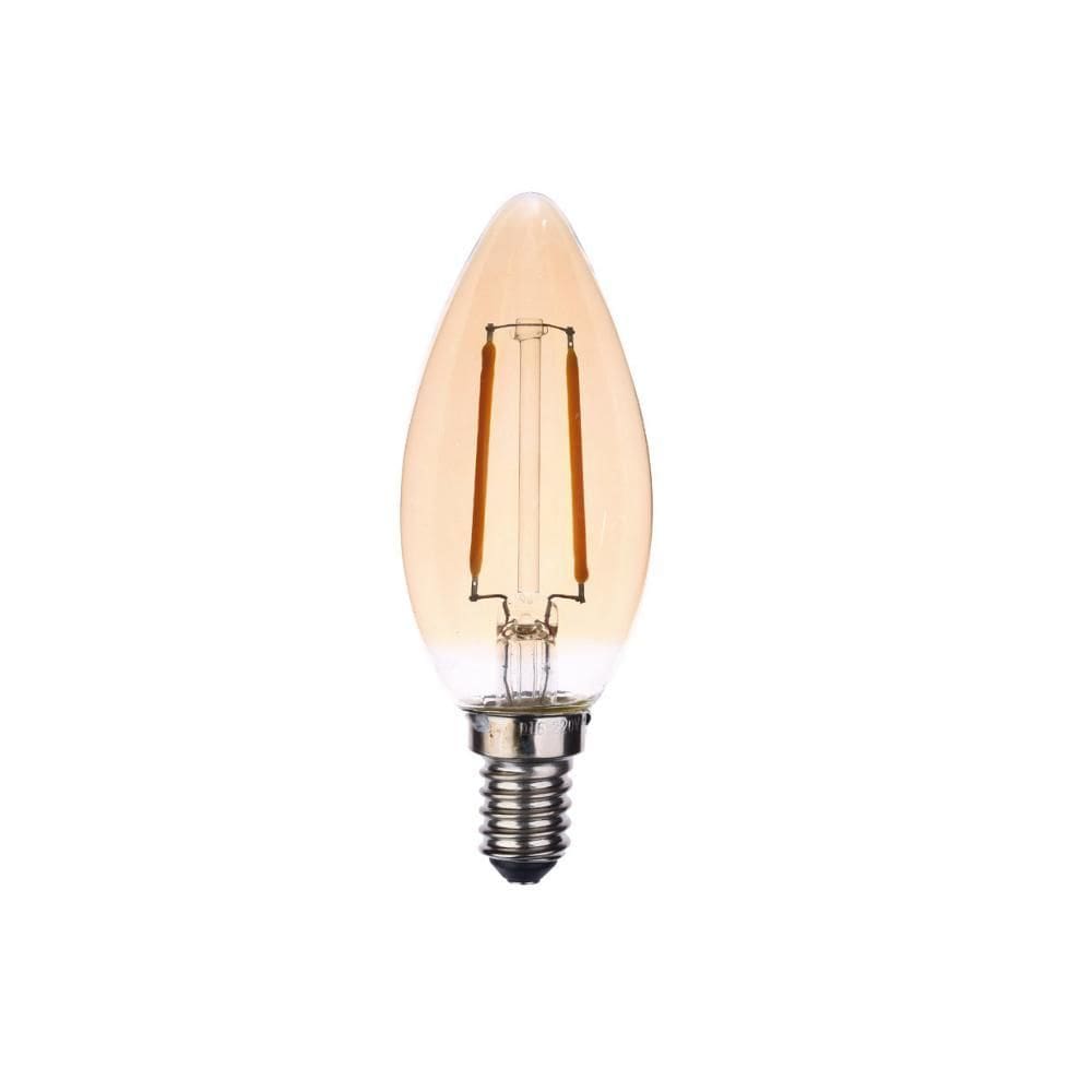 Lâmpada Led Llum Filamento Vintage Vela 2W 2200K E14 220V