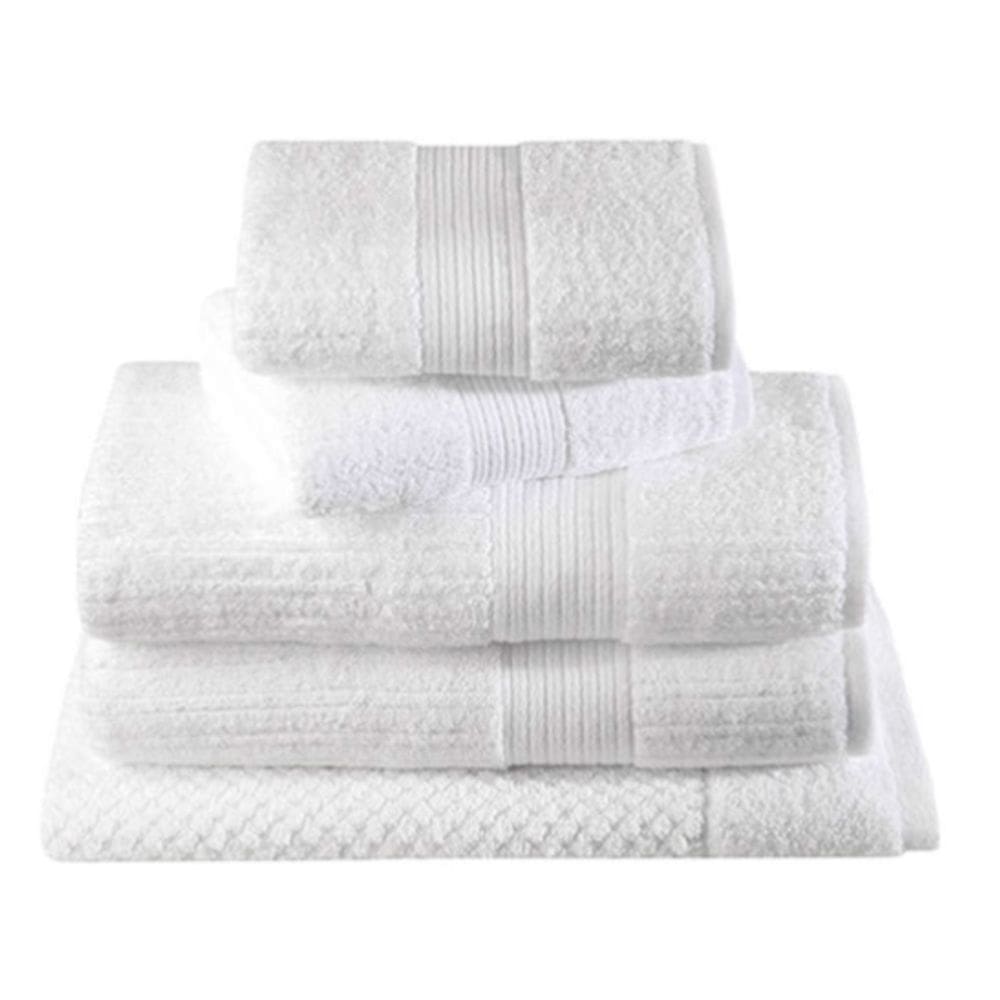 Jogo de Banho Gigante Fio Penteado Canelado Buddemeyer BRANC