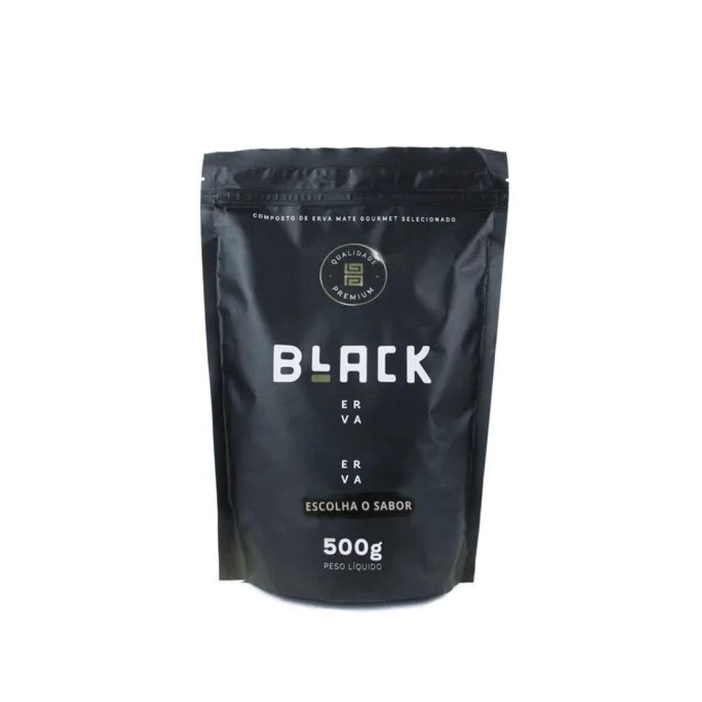 Tereré Erva Menta Black Cuia + Bomba Epox+ Erva 500G