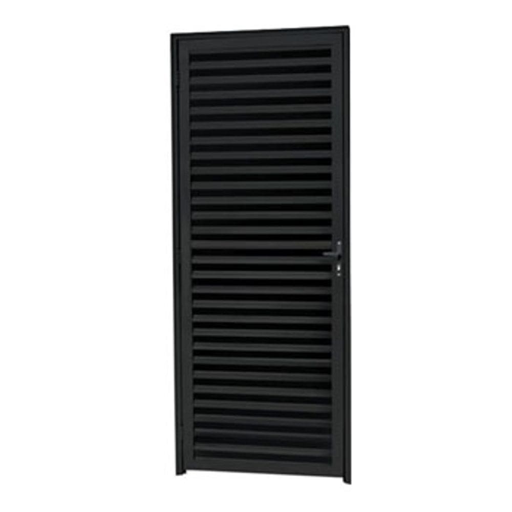 Porta Palheta Aluminio Preto 2,10x0,80 Lado Esquerdo