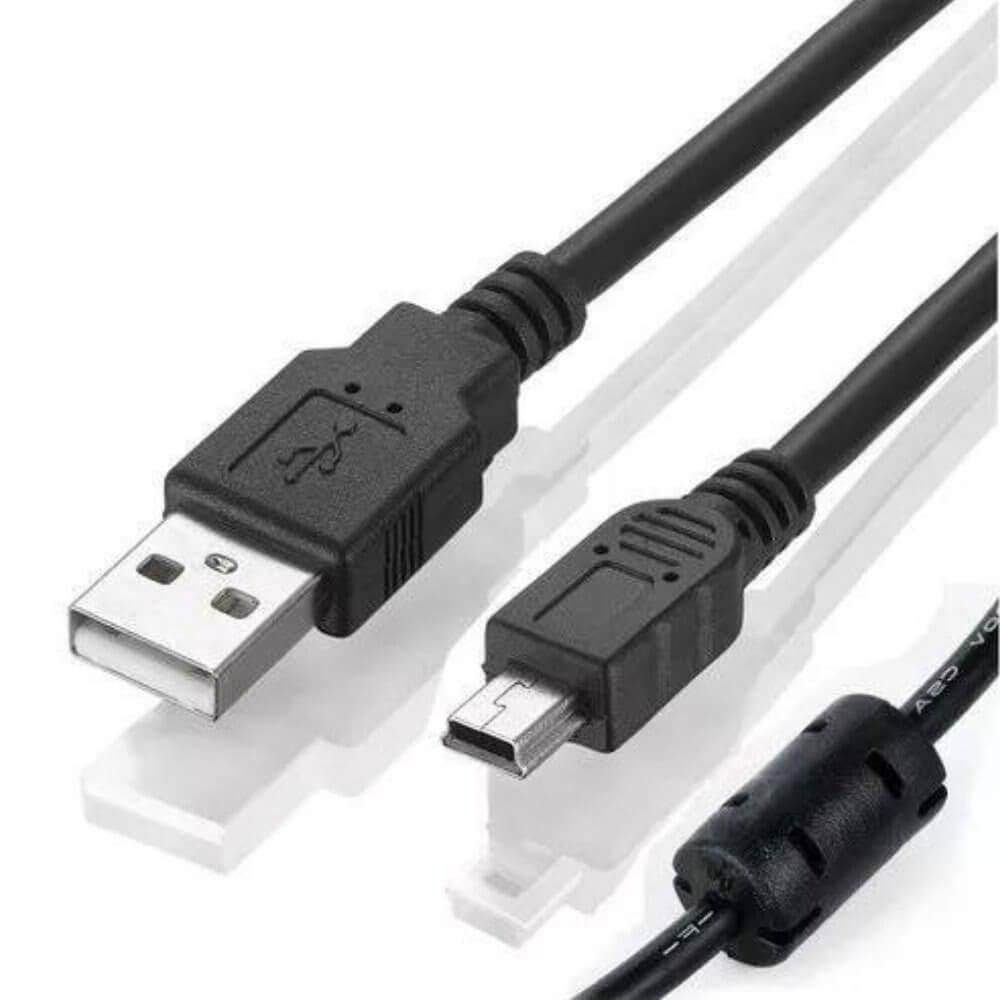 Cabo Mini Usb 5 Pin Para Câmeras Canon Selecionadas 1.5M