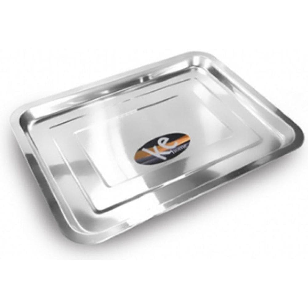 Bandeja inox retangular Kehome