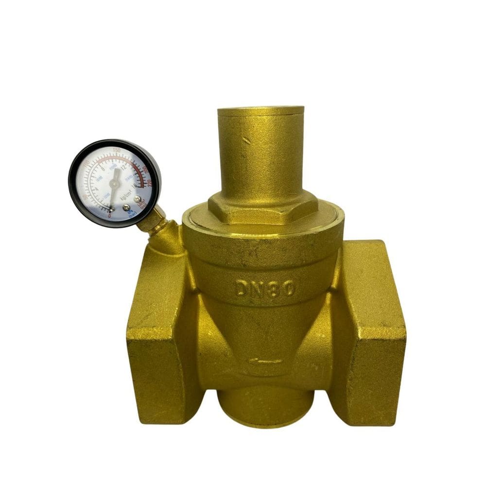 Vrp Tk- 905 Valvula Redutora Pressao Latao Manometro Dn