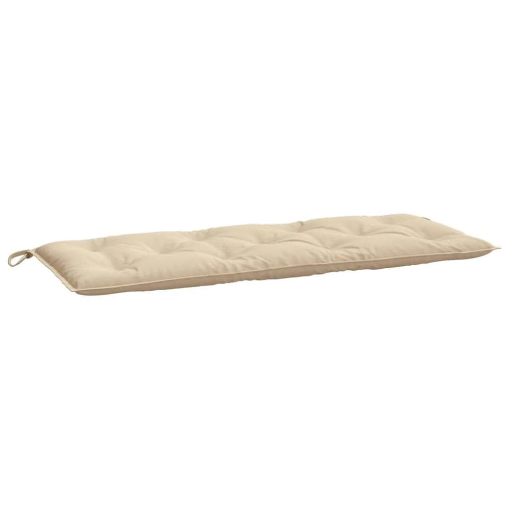 Almofada de banco de jardim VidaXL Bege 120x50x7cm Tecido Oxford