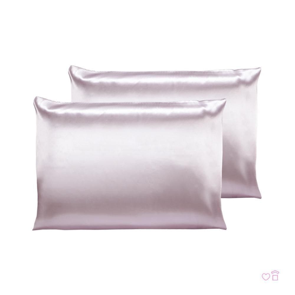 Kit 02 Fronhas De Cetim Antifrizz 50X70 Cabelo Rosê