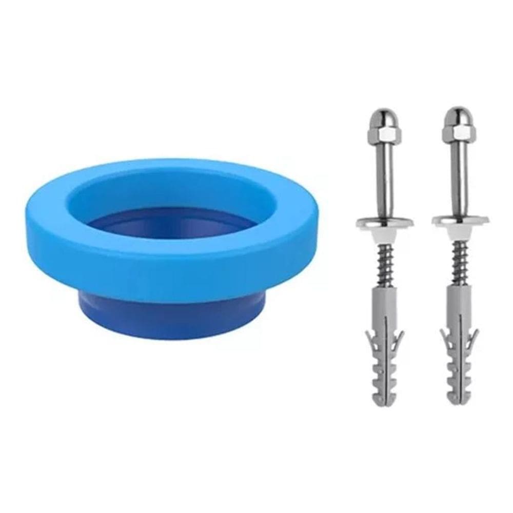 Anel Vedação Vaso Sanitário Com Guia 2 Parafusos Fixação S10