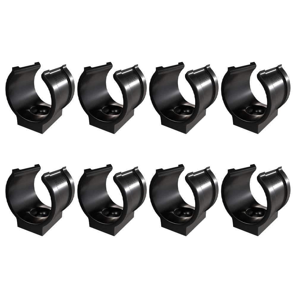 Kit 8 Abraçadeira Impacto Cano Tubo 25Mm 3/4`` Preta Estrela