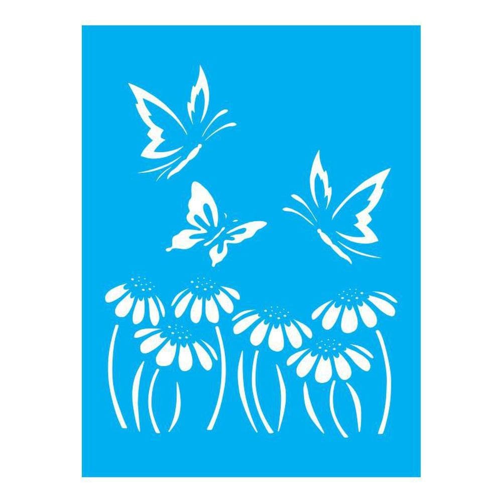 Stencil Tamako Flores - 15X20Cm - Ref A3465