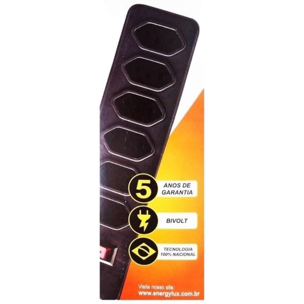 Filtro De Linha | Régua 4 Tomadas - Energy Lux