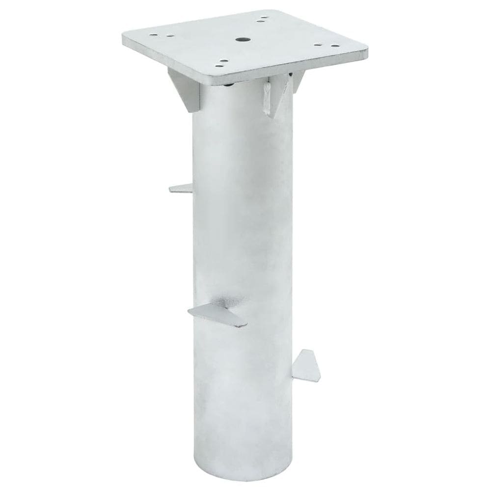 Base de guarda-sol embutida vidaXL Square 6.3 Metal com Dacromet