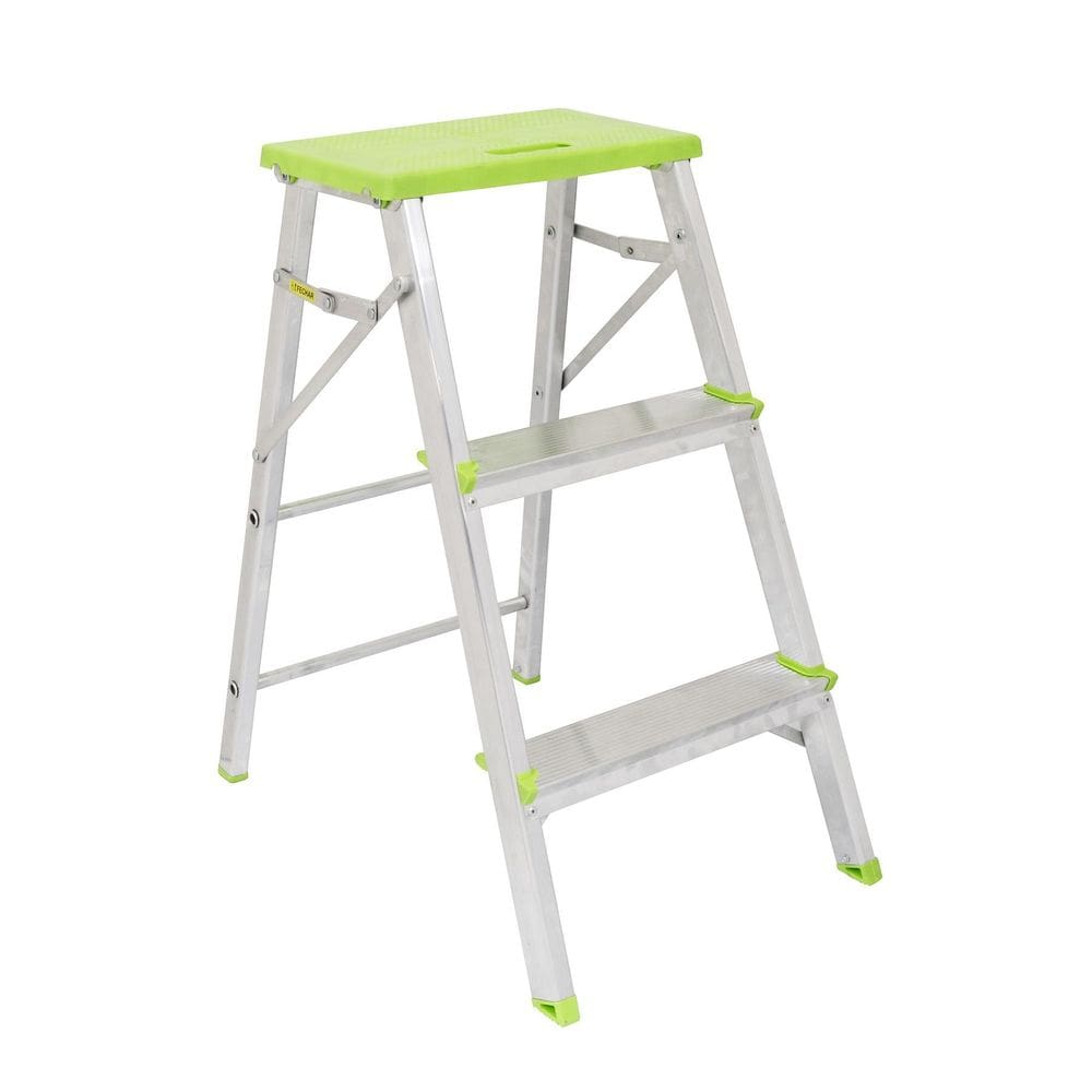 Banqueta Escada Alumínio 3 Degraus 69Cm - 120Kg Standers
