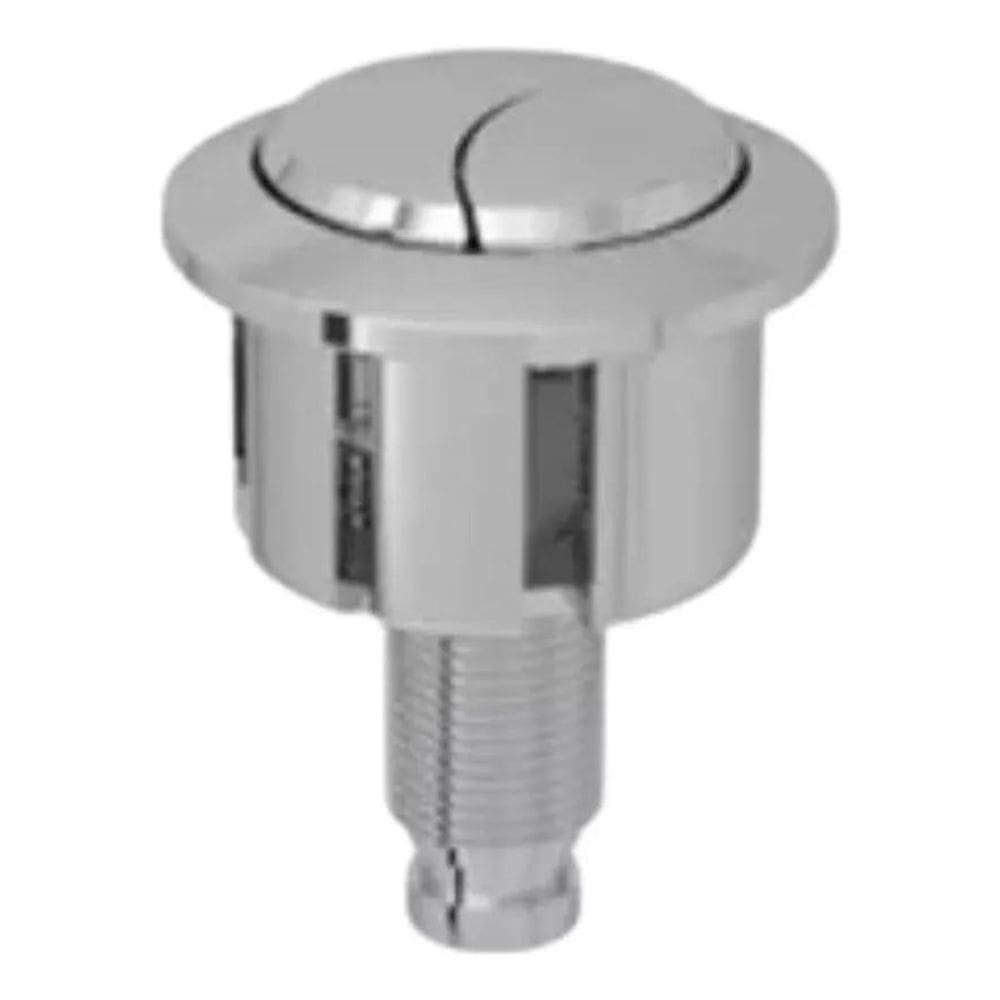 Botão Cromado Duplo Acionamento Tampa Caixa 3/6L Lorenzetti