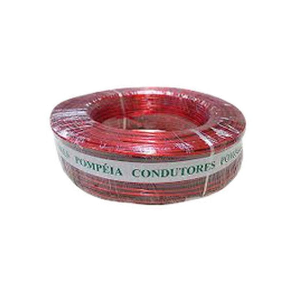 Fio Cabinho Auto Plastic Pompeia 0,75 Mm 300V Rolo Com...