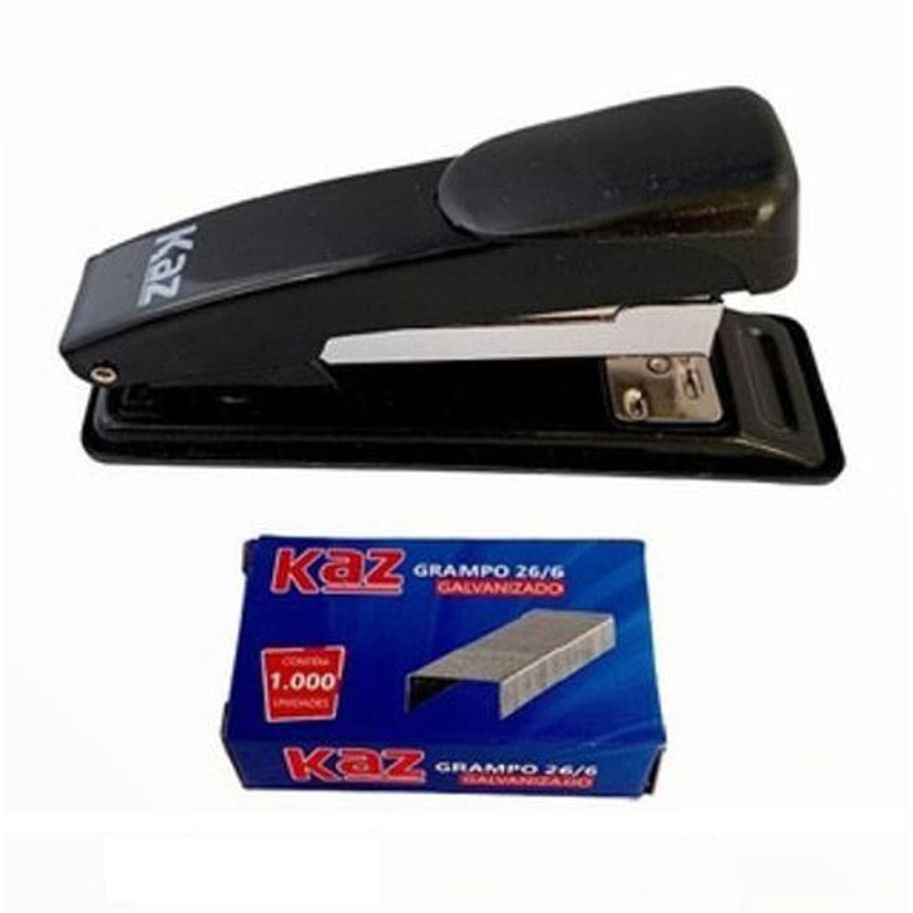 Grampeador Kaz 20 Folhas Com 1000 Grampos