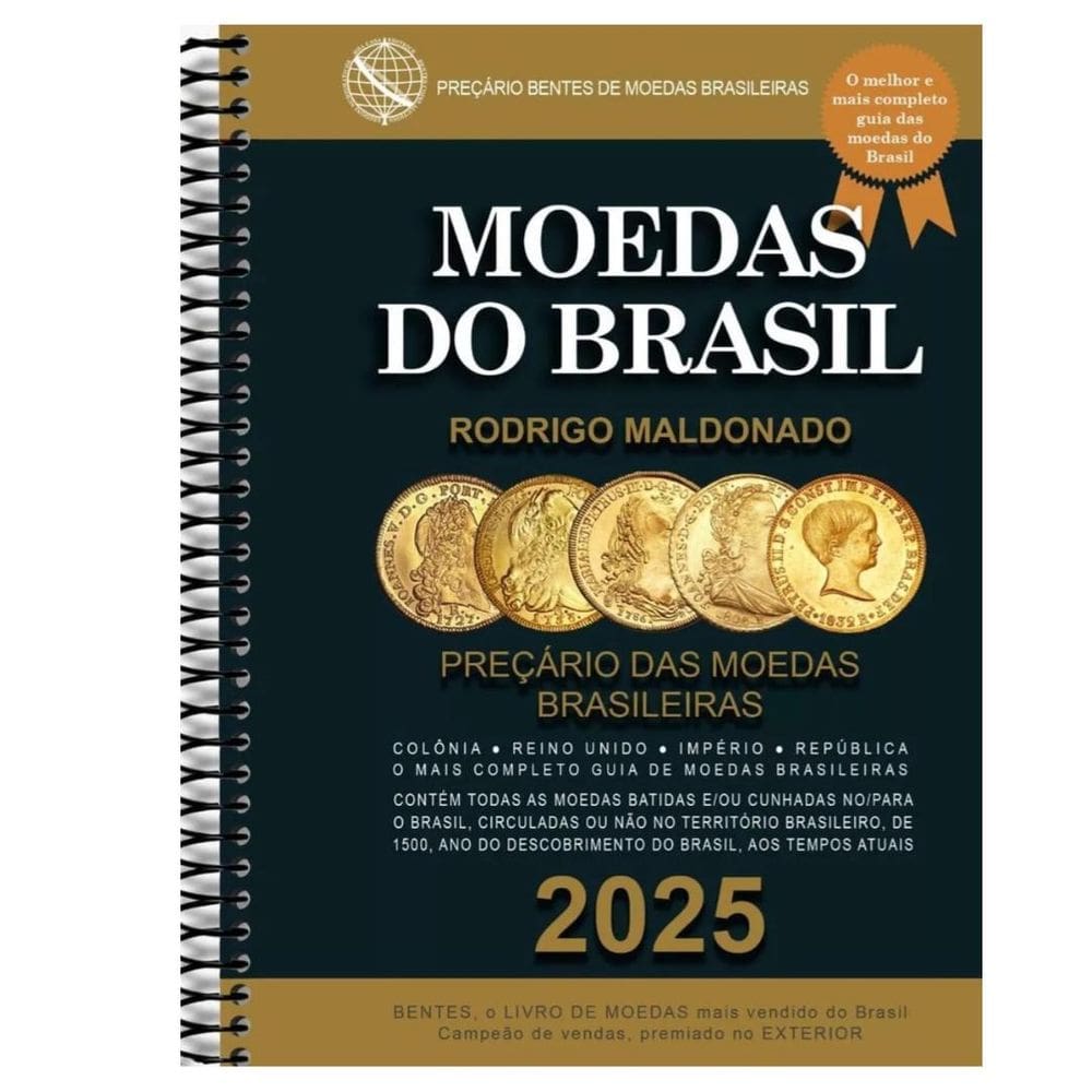 Novo Livro/Catálogo Bentes Das Moedas Do Brasil