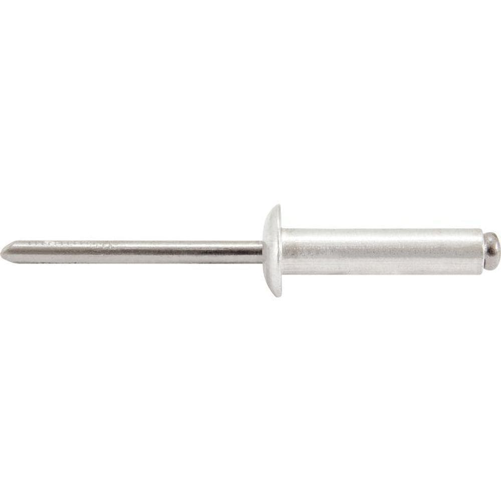 Rebite Repuxo De Alumínio 3,2X8,0Mm Mandril Aço Com 100 Peça