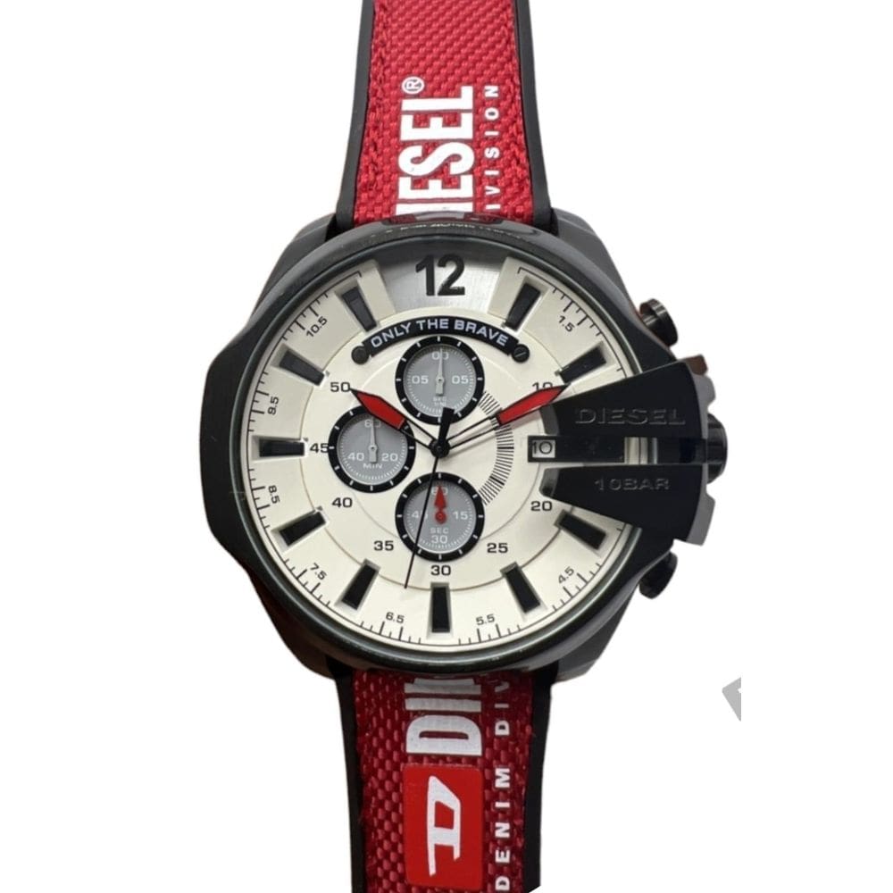 Relógio Masculino Diesel Dz4512 Vermelho Confira