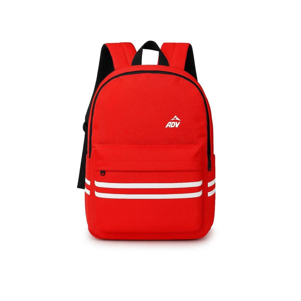 Mochila Costas Listras Adv Vermelha Luxcel