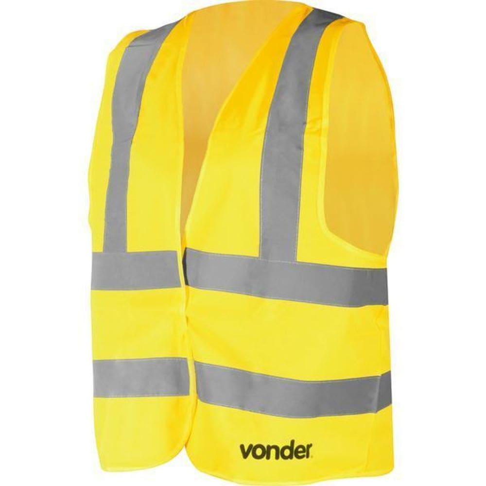 Colete Refletivo Sem Bolso Amarelo Cv102 Vonder