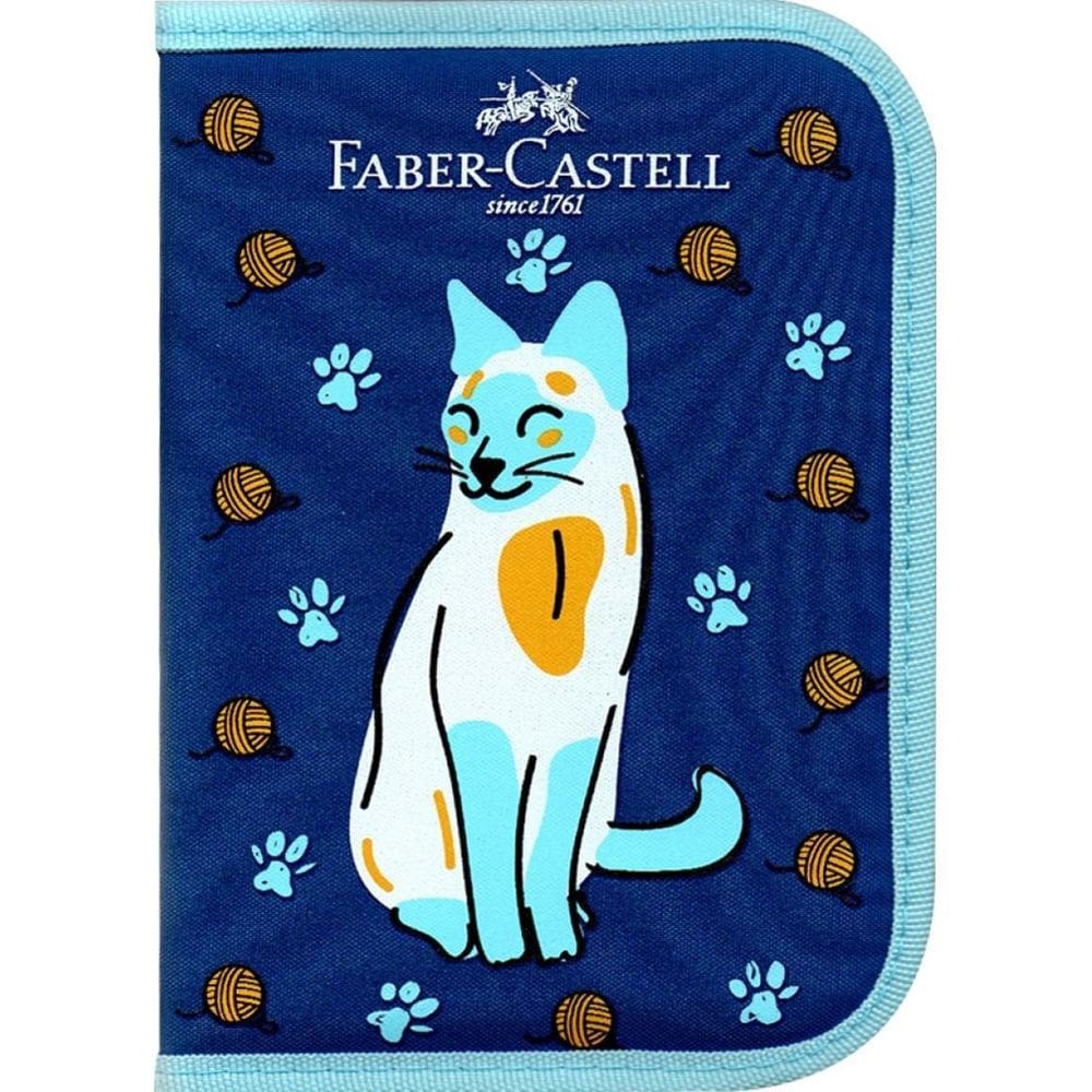 Estojo Escolare Pets Gato Faber Castell