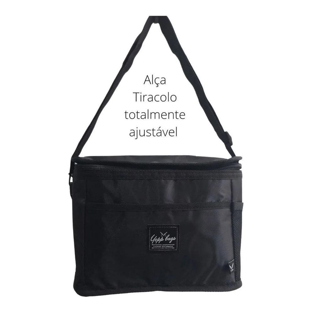 Bolsa Térmica Cooler Bebida Marmita Fitness Praia Academia
