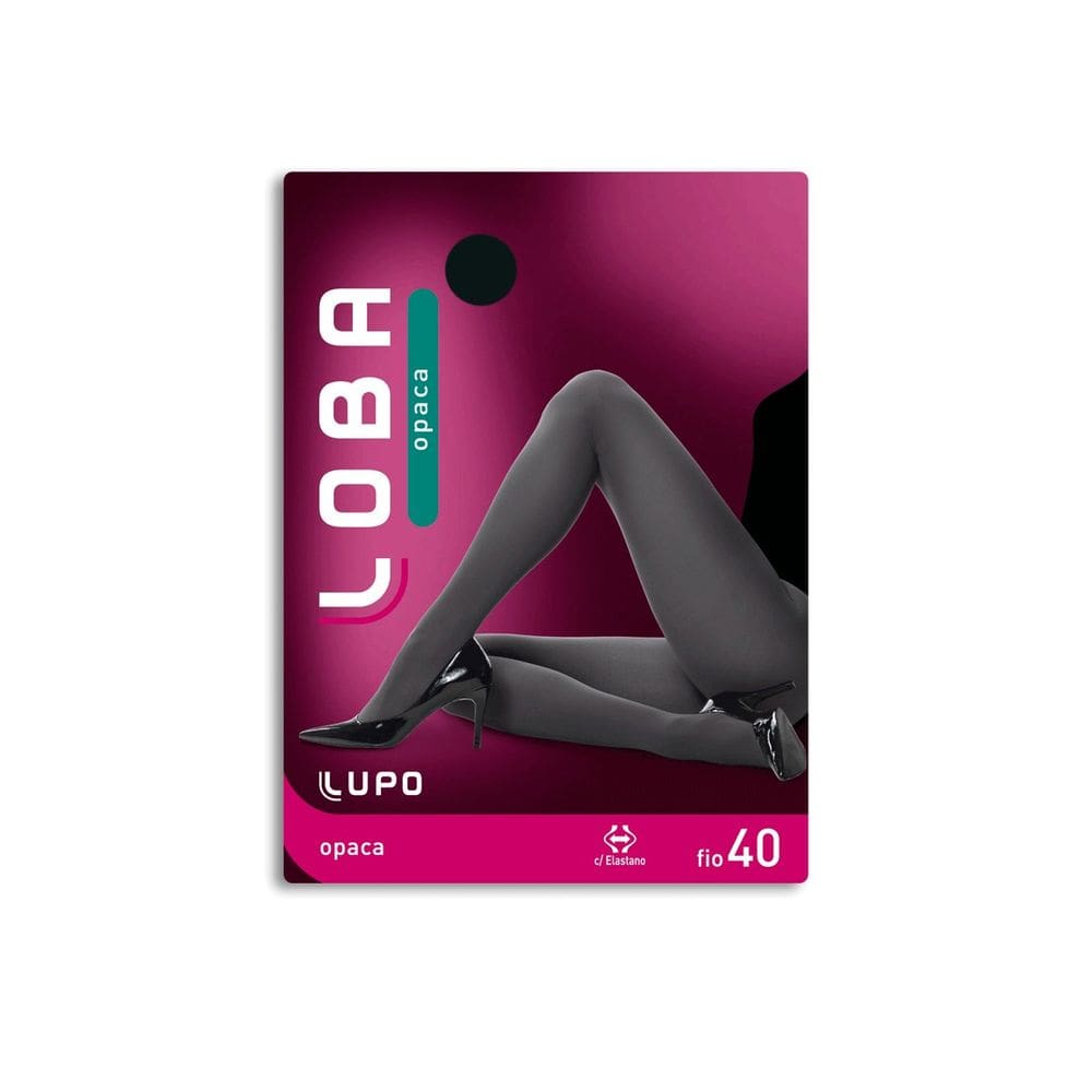 Meiacalça Opaca Loba Lupo 5830 Fio 40 Tamanho EG Cor Preta