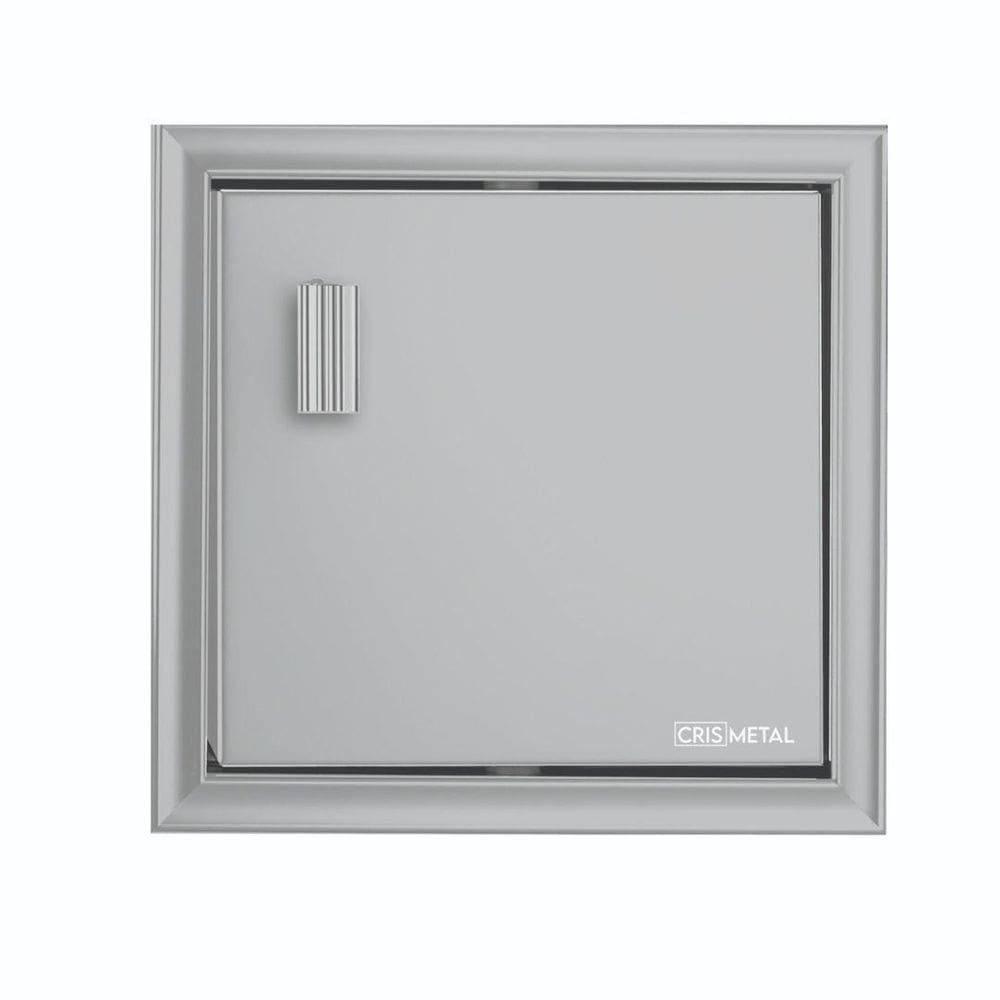 Saboneteira De Embutir Crismetal Silver Cinza