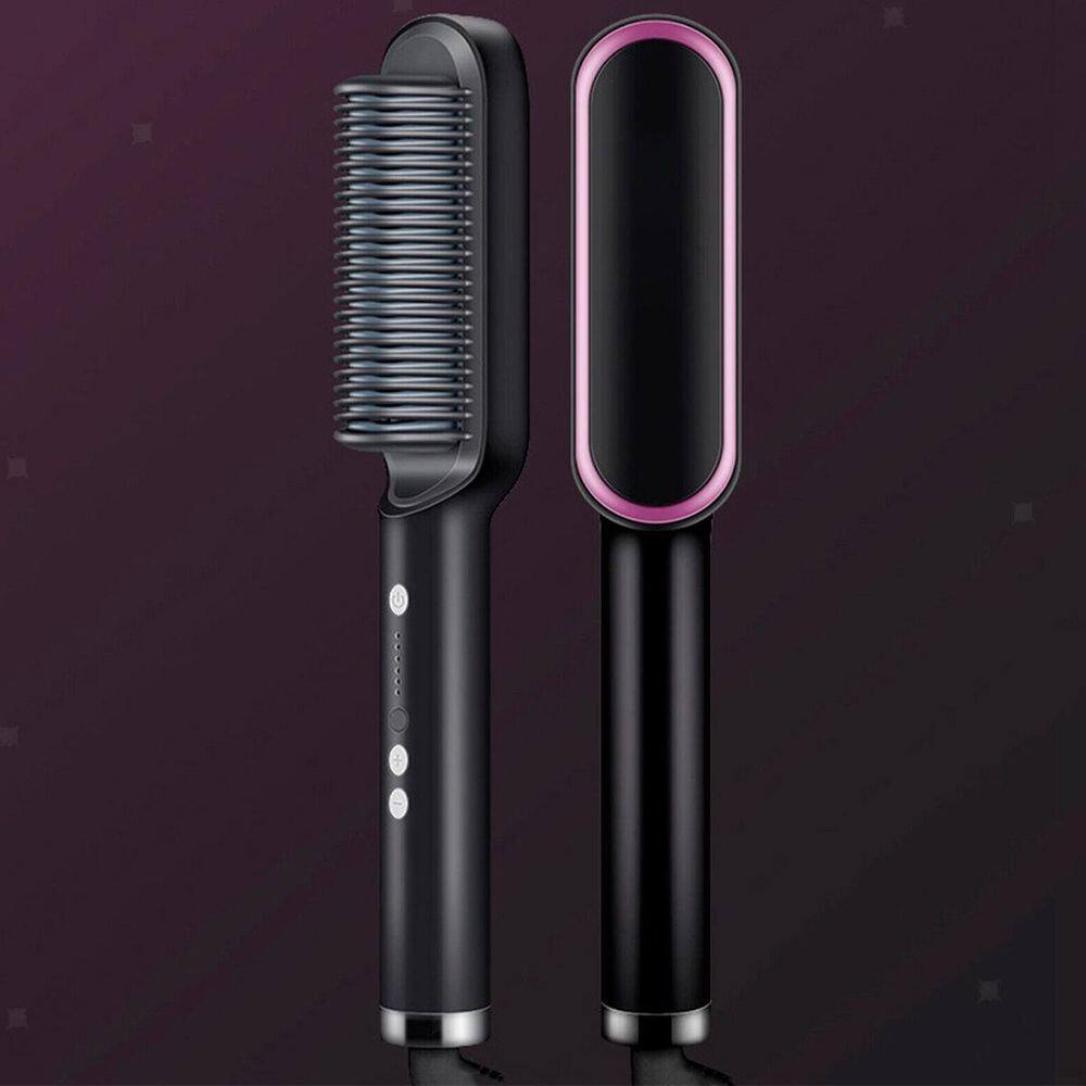 Escova 3 Em 1 Secadora Elétrica  Alisa Cabelo