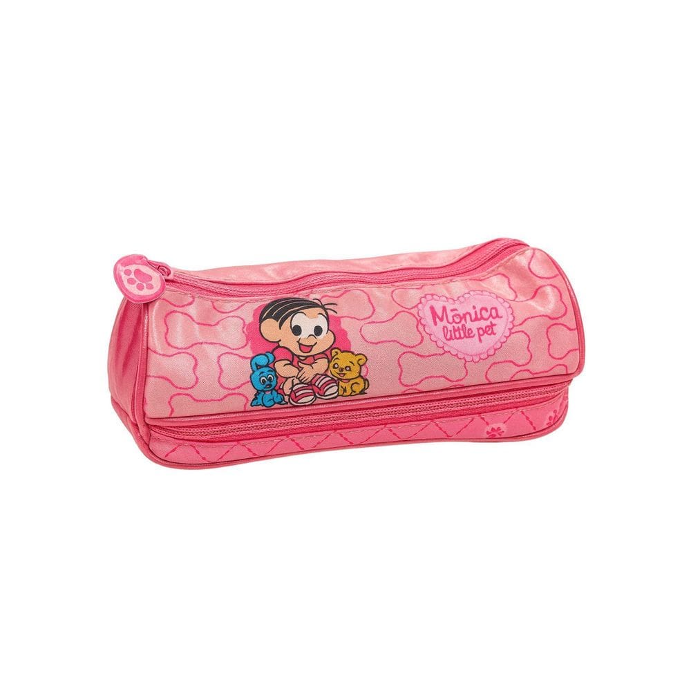 Estojo Escolar Mônica Little Pet