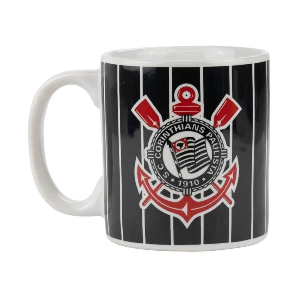 Caneca Porcelana 300Ml - Corinthians
