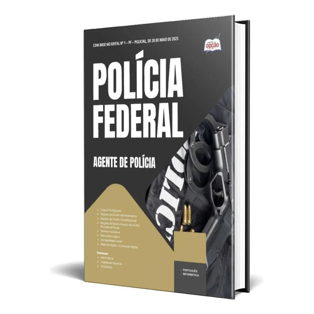 Apostila Polícia Federal Pf 2025 - Agente De Polícia Federal