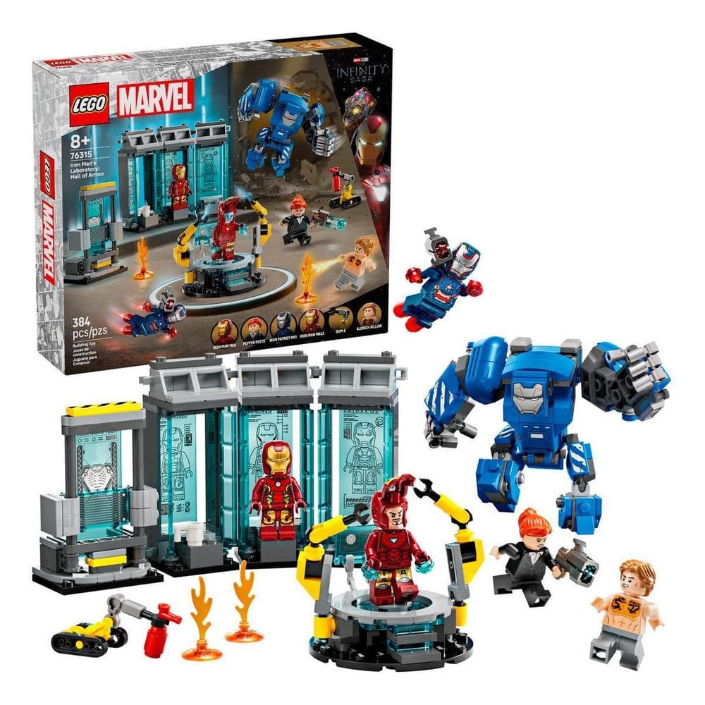 Brinquedo Do Hall Of Armor Do Homem De Ferro Lego 76315