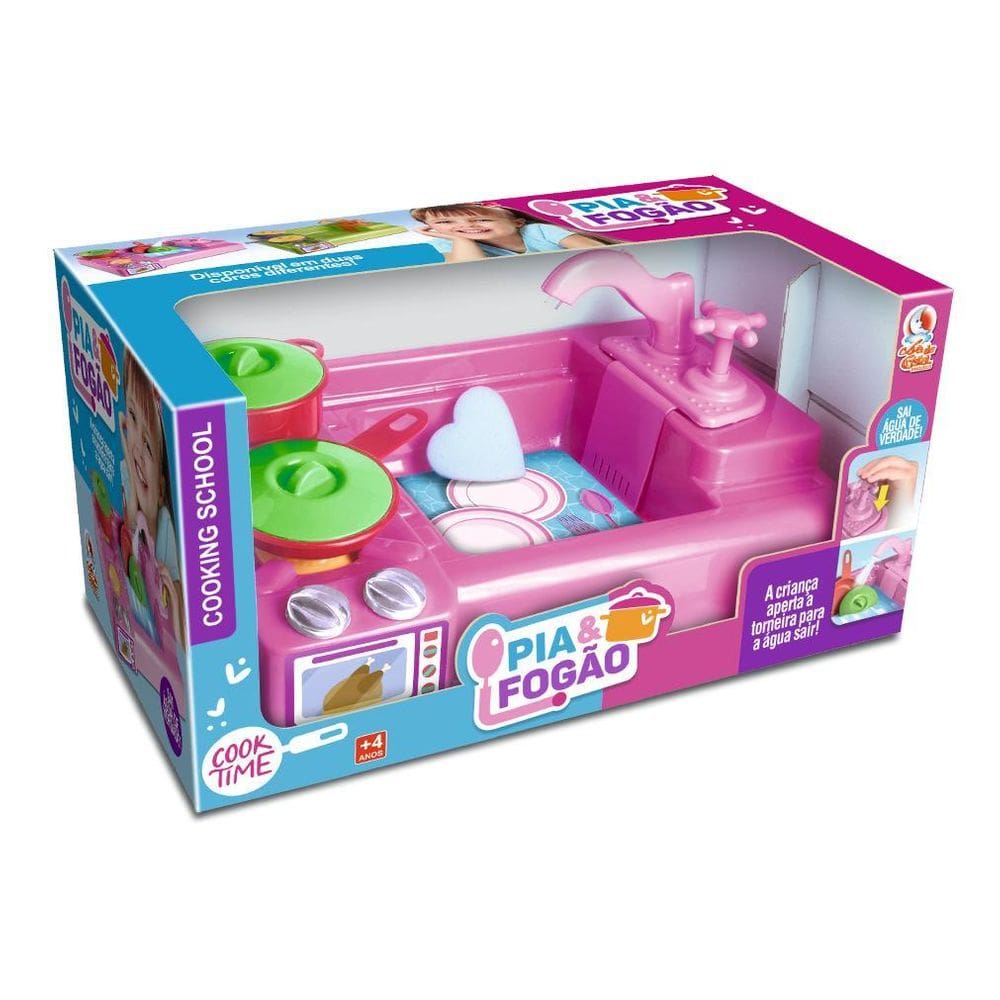 Pia E Fogão - Cor De Rosa