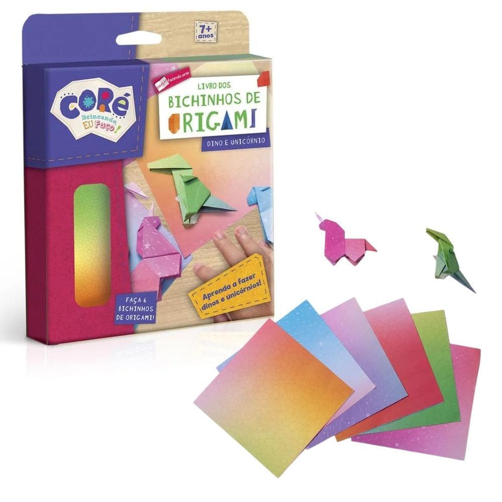 Livro Dos Bichinhos De Origami Dinos E Unicornios - Toyster
