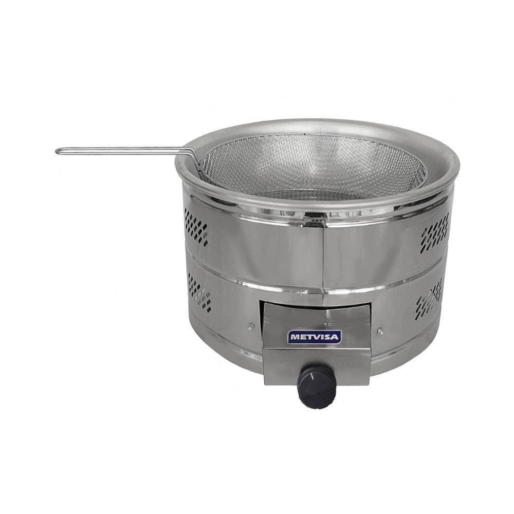 Tacho De Fritura Fritadeira 6 Litros Inox Tfg6 Metvisa