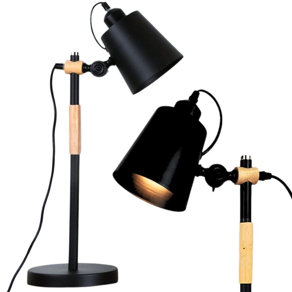 Luminária Mesa 57Cm Retrô Escandinava Articulada Metal