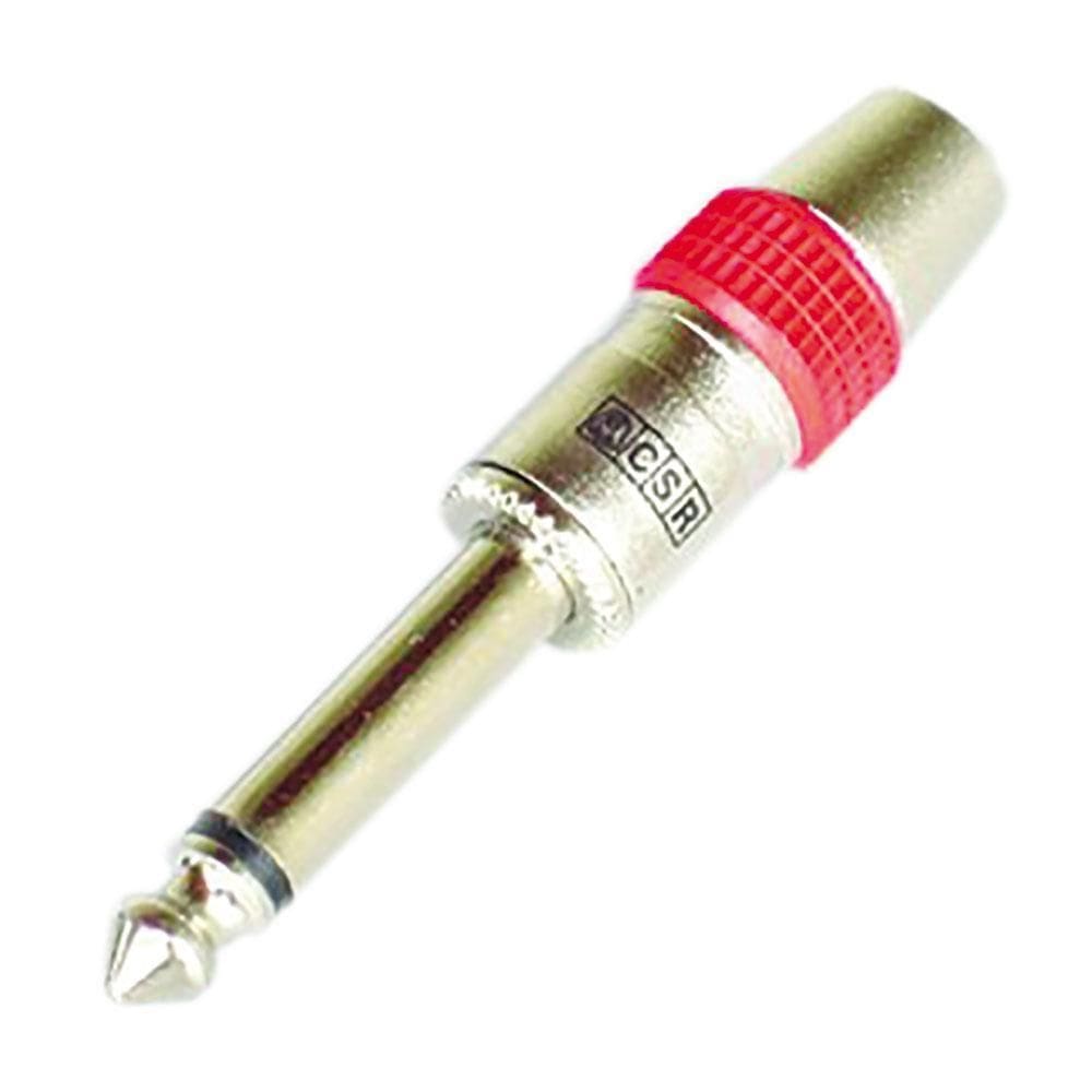 Plugue P-10 Mono Csr L-153 Níquel Para Guitarra Pm - Pc / 10