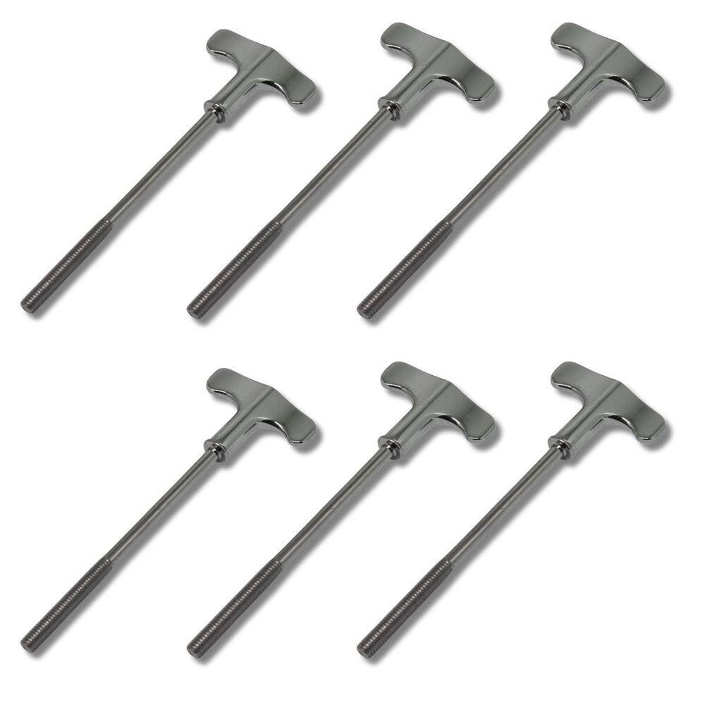 Kit 06 Parafuso De Afinação 6Mm Bumbo