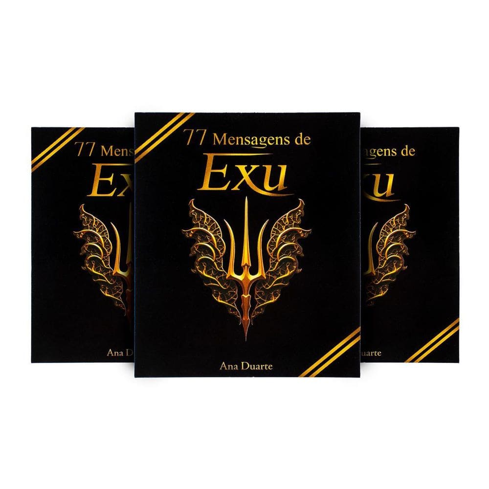 Kit Com 3 Box 77 Mensagens Espirituais Diárias De Exu