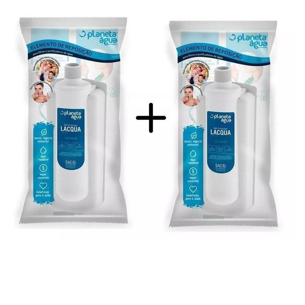 Filtro Refil Purificador De Agua Latina Pa355 Pa335 Kit 2Un