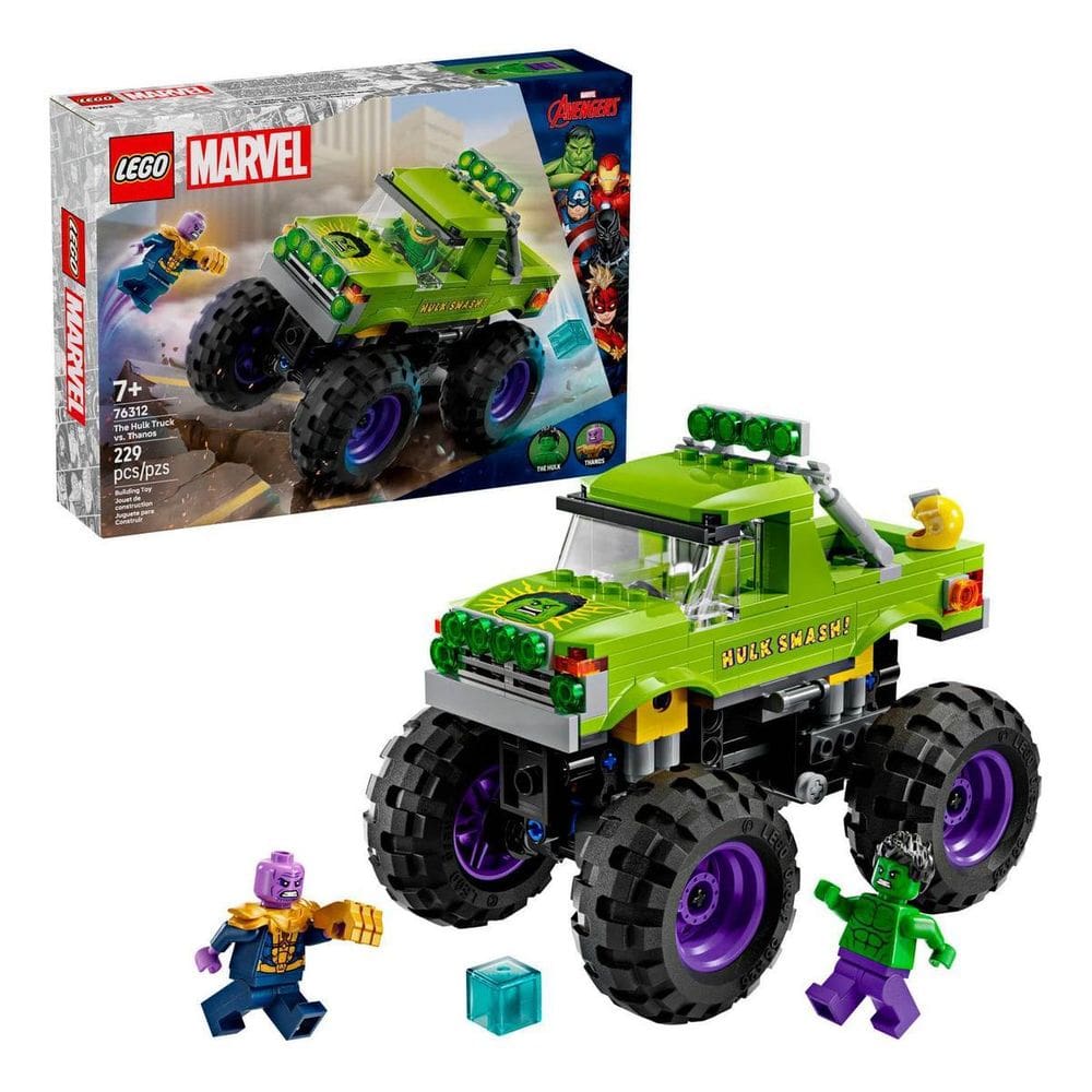 O Caminhão Hulk Vs. Thanos Lego 76312