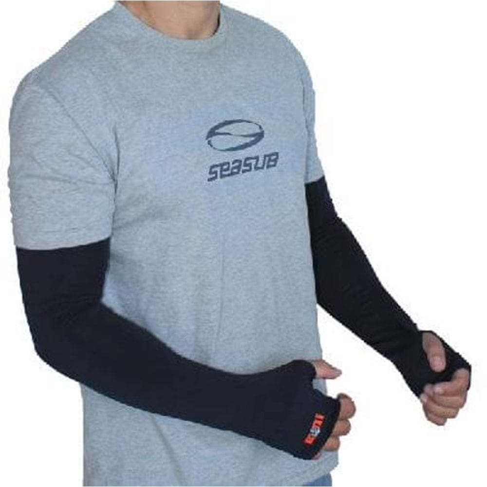 Manguito Manga Braço Proteçao Sol Vento Frio Encaixe De Dedo