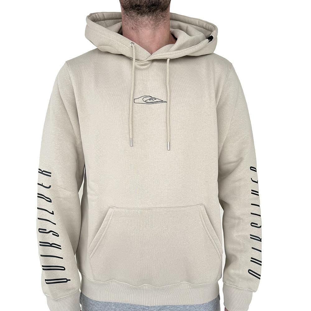 Moletom Quiksilver Canguru Quik Action WT25 Masculino Areia