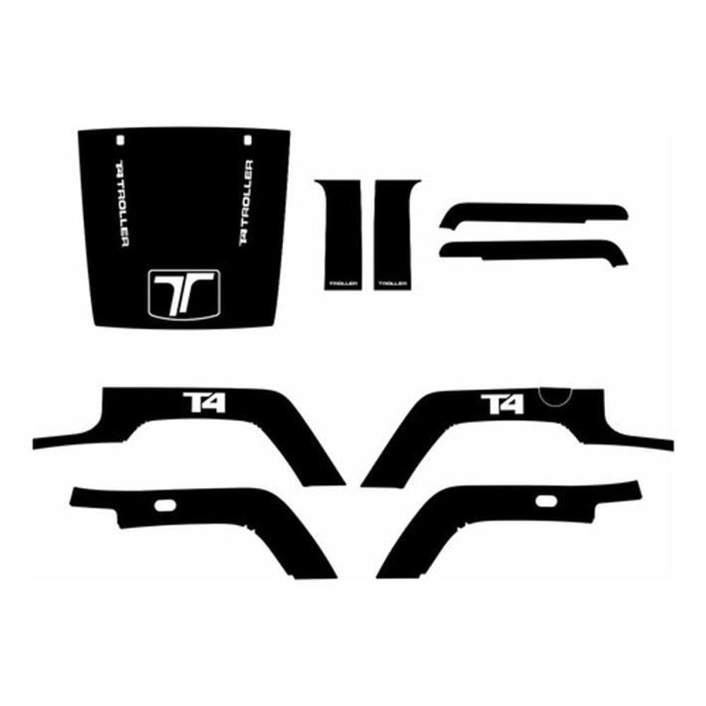 Kit Adesivos Troller Paralama Colunas Capô 2015 A 2018