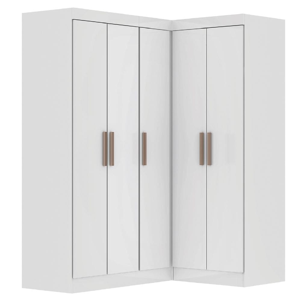 Guarda Roupas Modulado de Canto Madrid com 5 Portas Maxel
