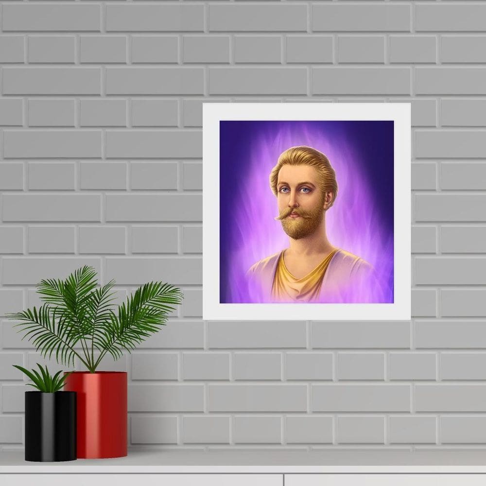 Quadro Quadrado Mestre Saint Germain - 33X33Cm